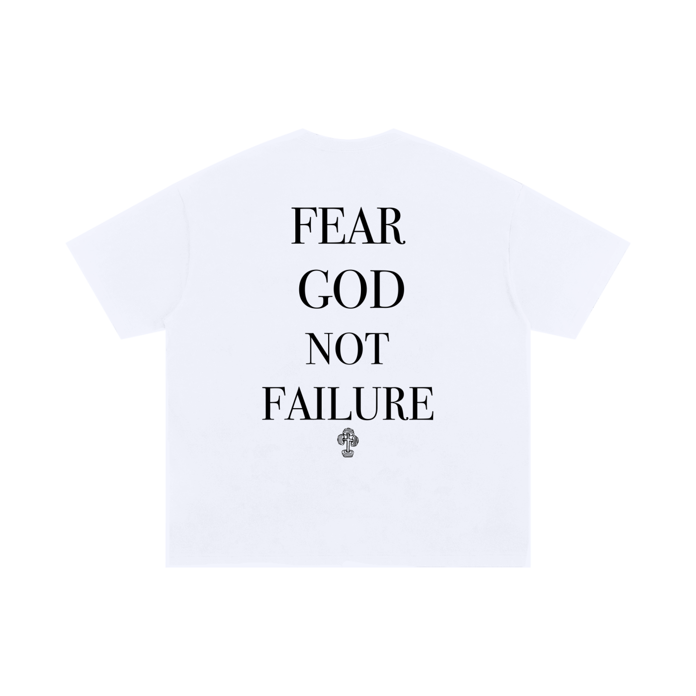Oversized Slim Pump Cover "FEAR GOD NOT FAILURE"