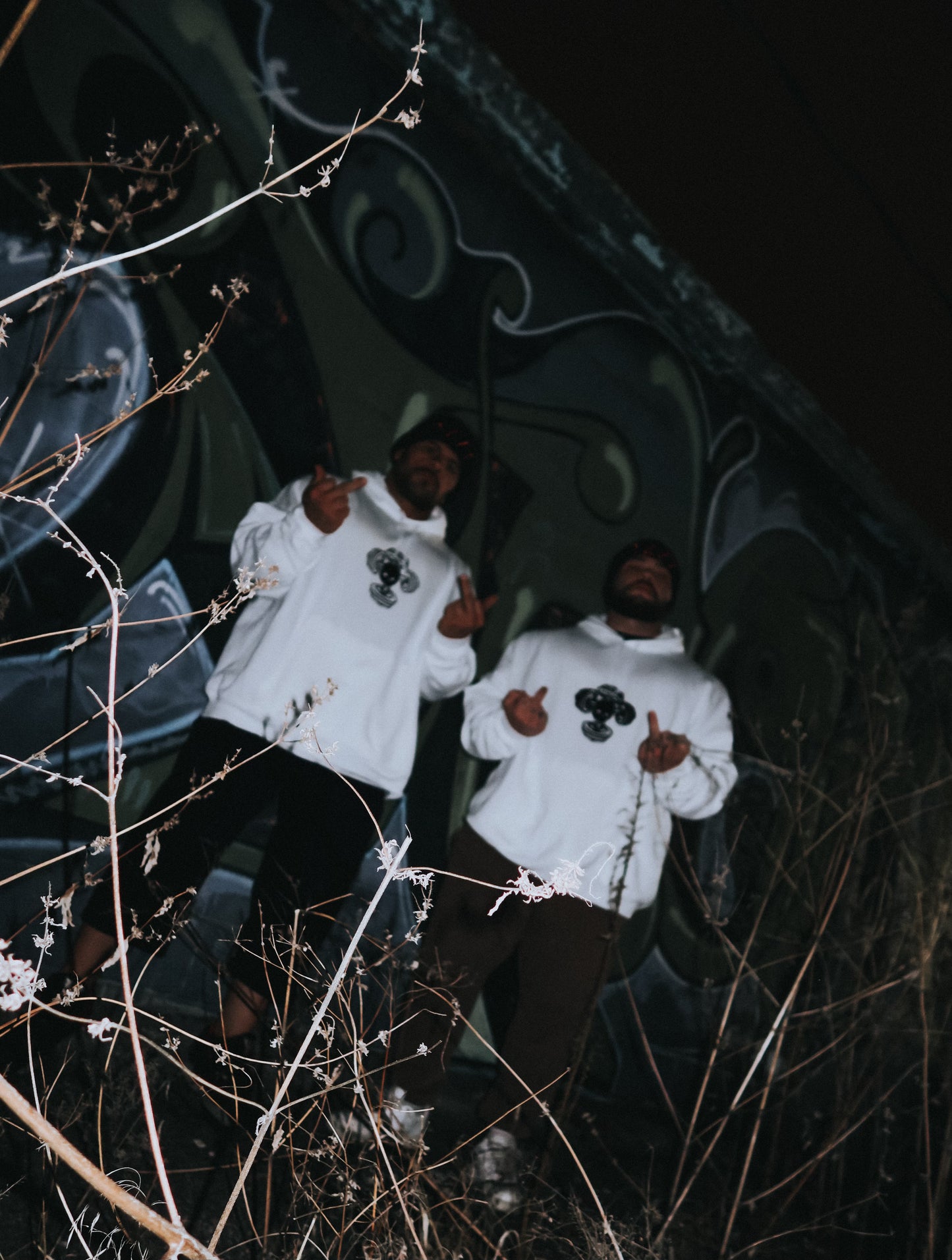 OG GRUNGE "BBSML" HOODIE (WHITE)