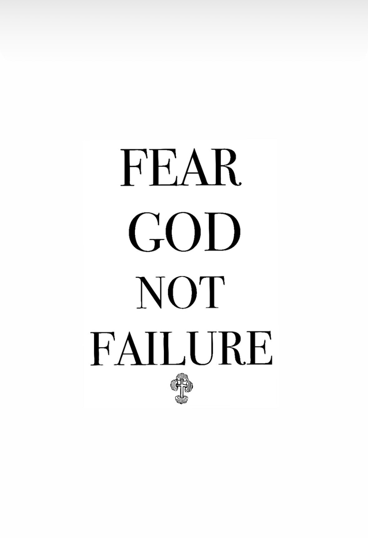 "FGNF" Fear God Not Failure Collection