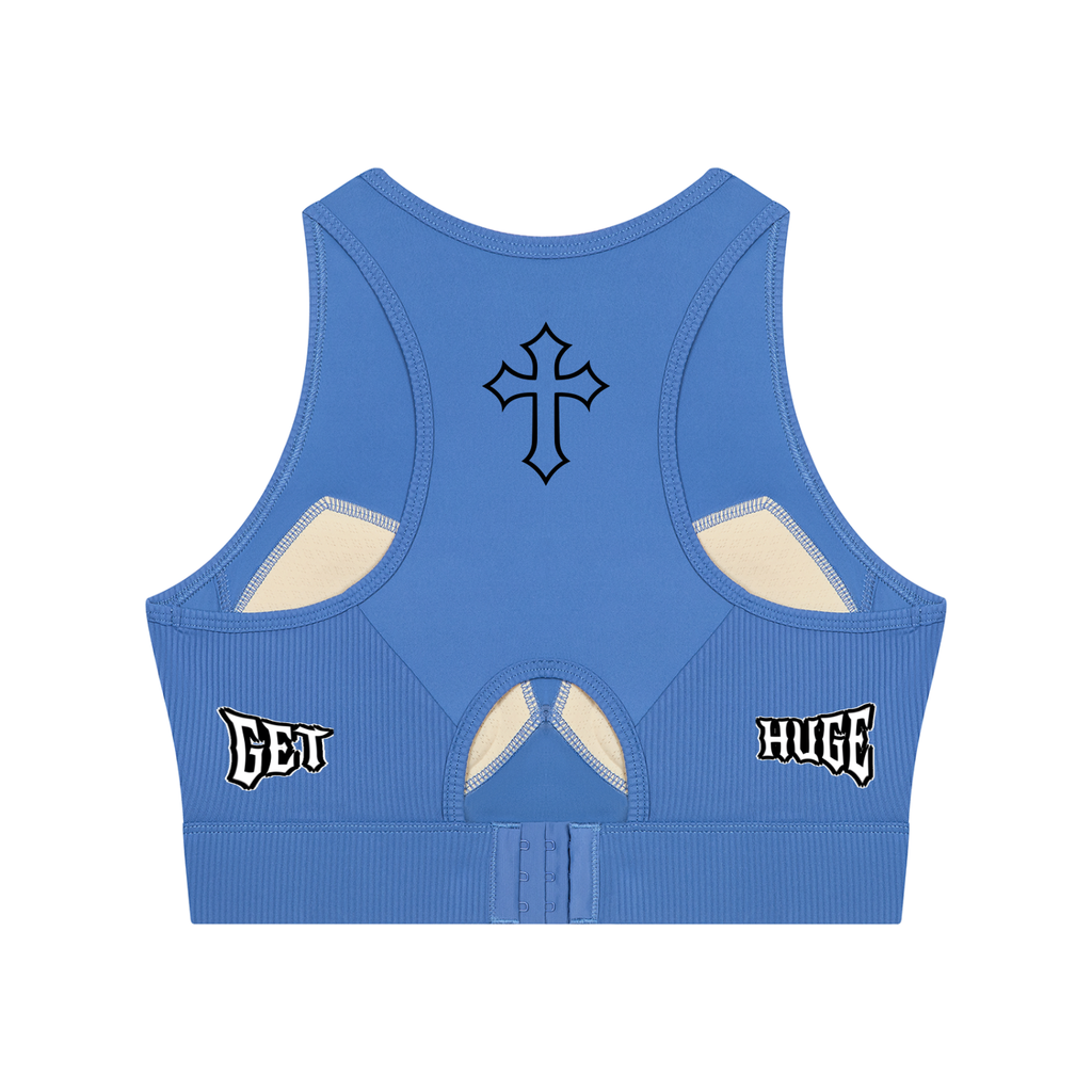 HARDWEAR CROP "GET HUGE" SPORTS BRA