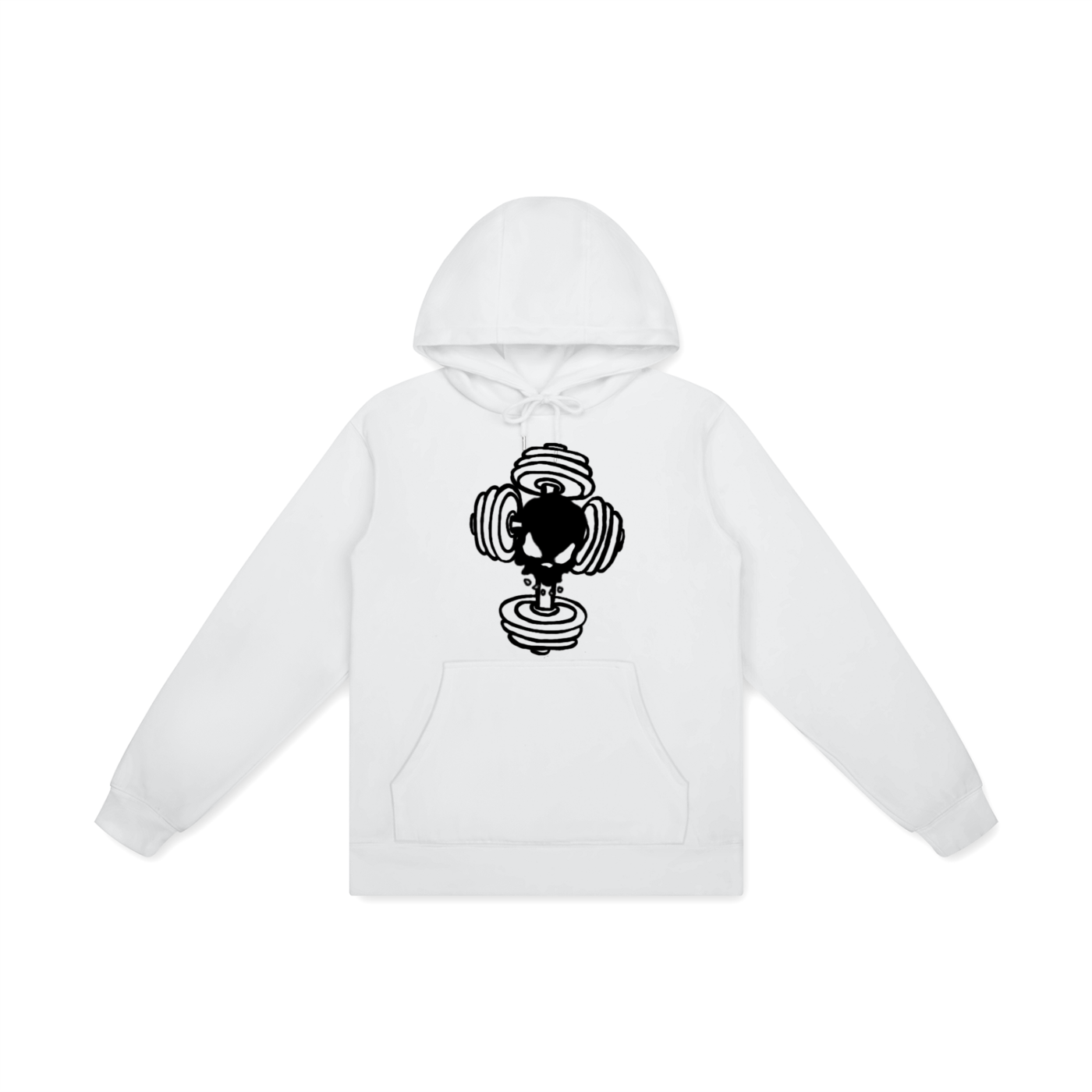 OG GRUNGE "BBSML" HOODIE (WHITE)