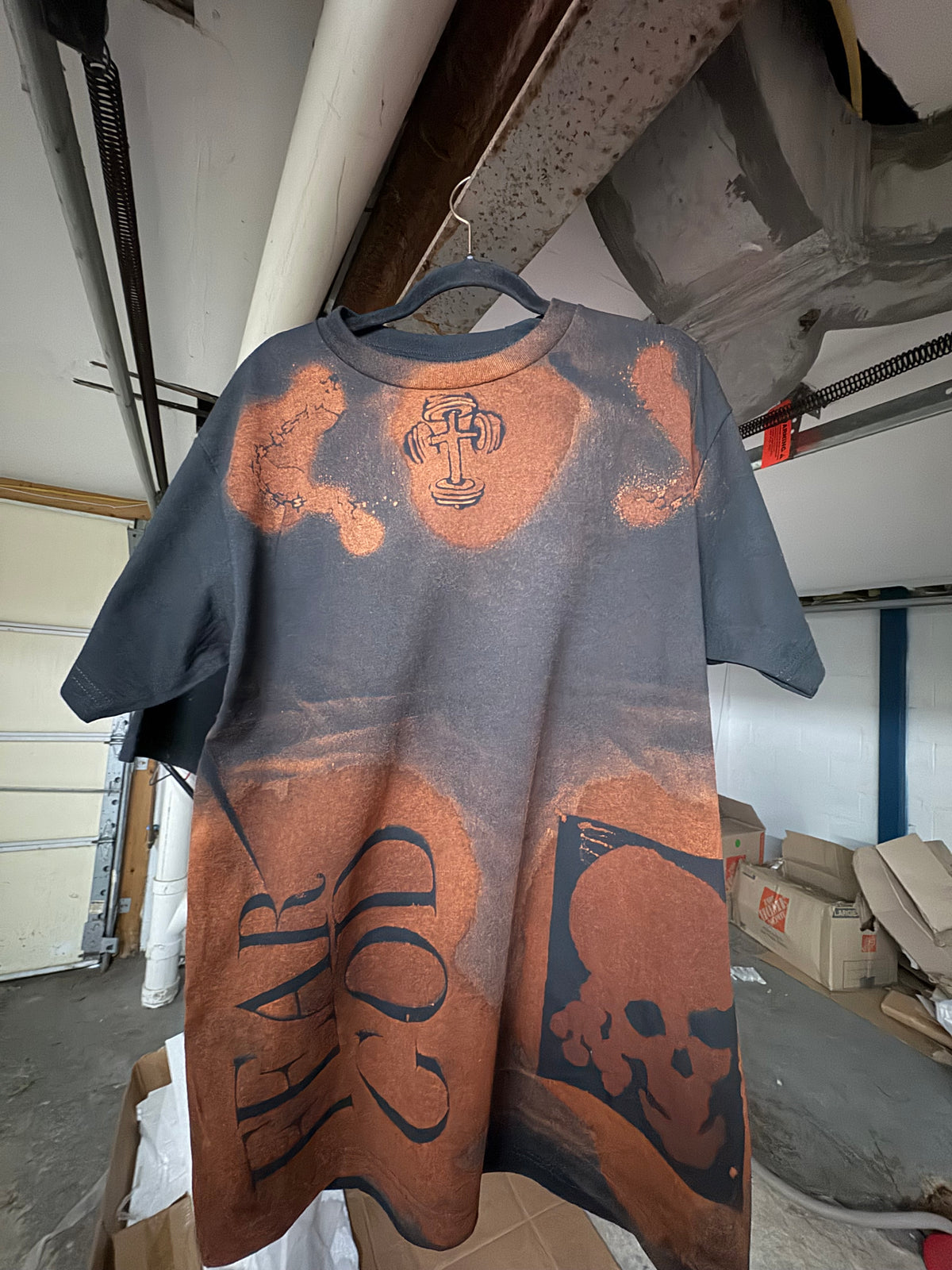 HARDWEAR BAGGY BLEACH SERIES SHIRT