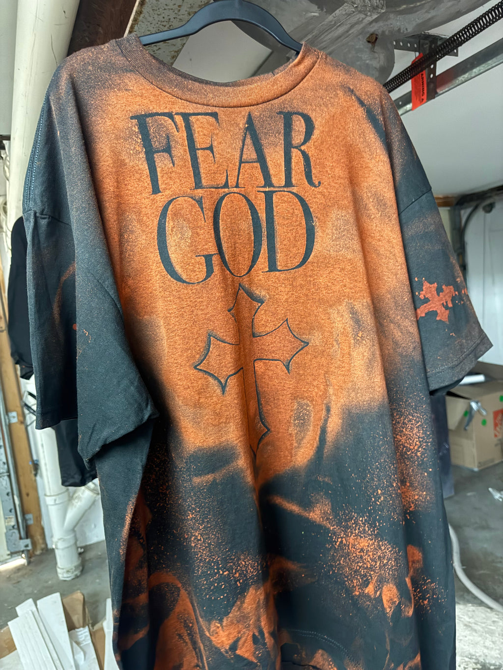 HARDWEAR BAGGY BLEACH SERIES SHIRT