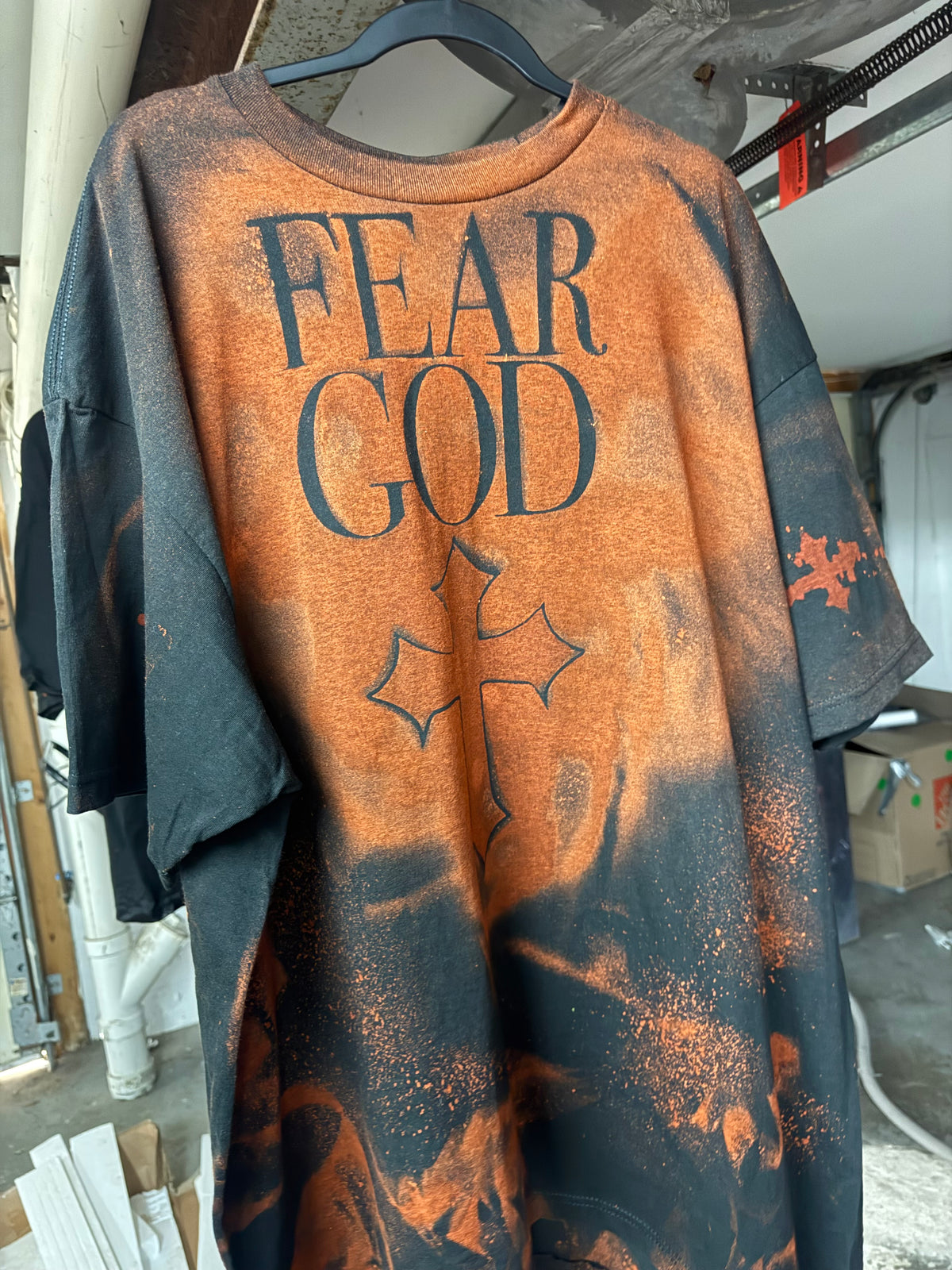 HARDWEAR BAGGY BLEACH SERIES SHIRT