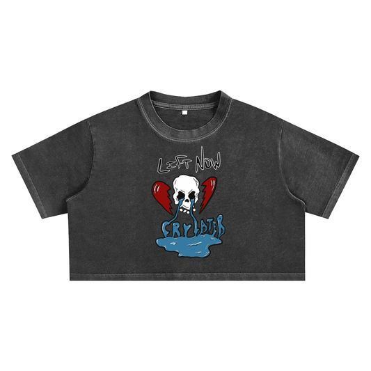 "Lift Now Cry Later" Crop Top