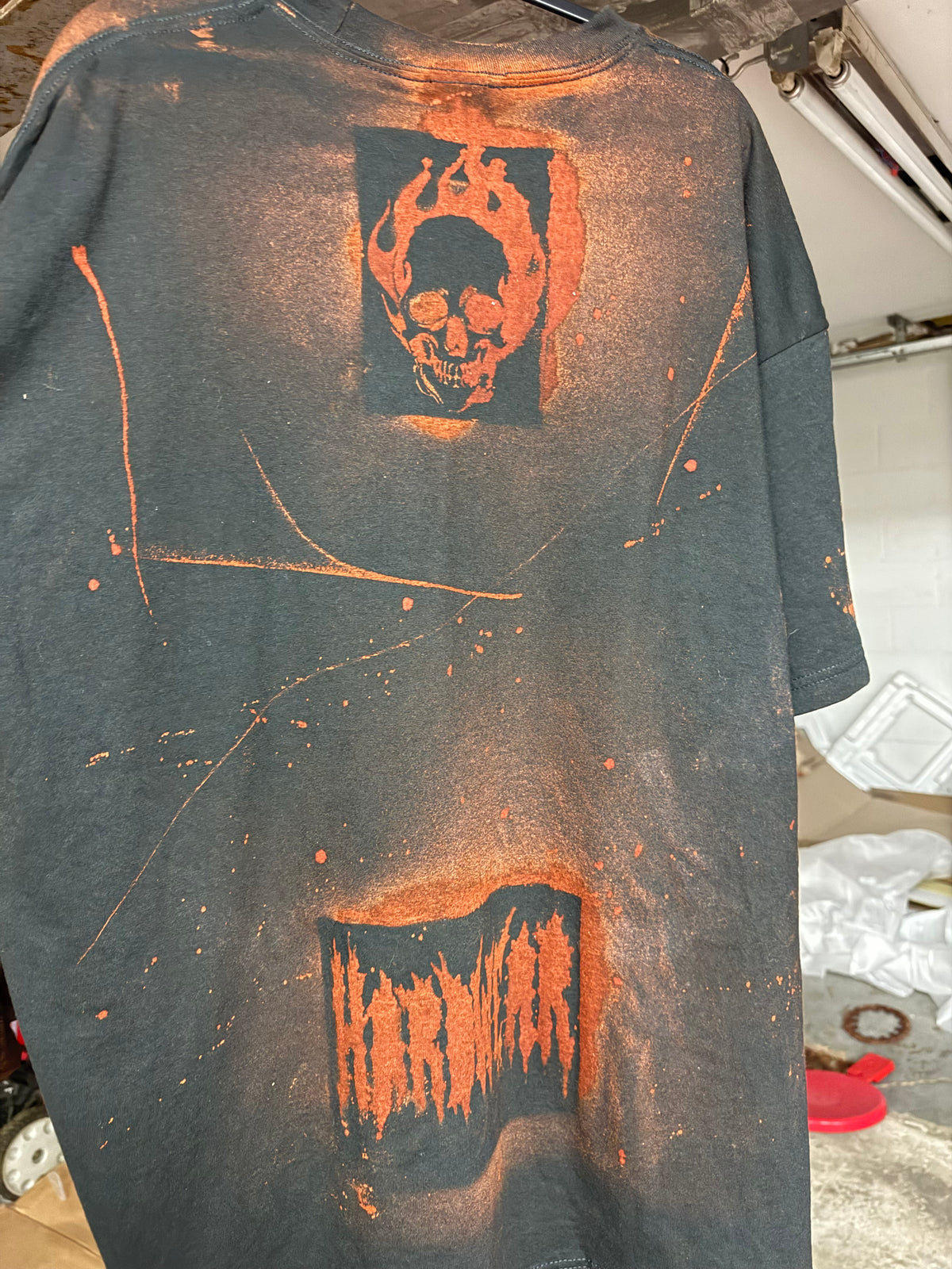 HARDWEAR BAGGY BLEACH SERIES SHIRT