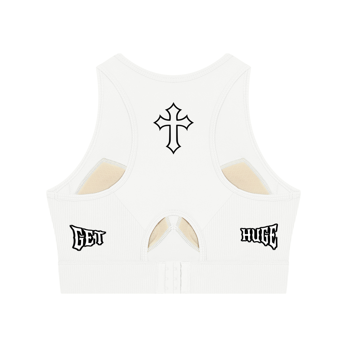 HARDWEAR CROP "GET HUGE" SPORTS BRA