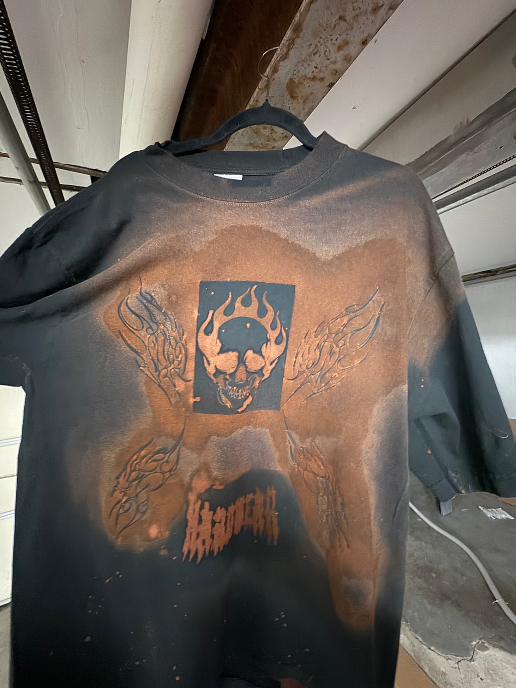 HARDWEAR BAGGY BLEACH SERIES SHIRT