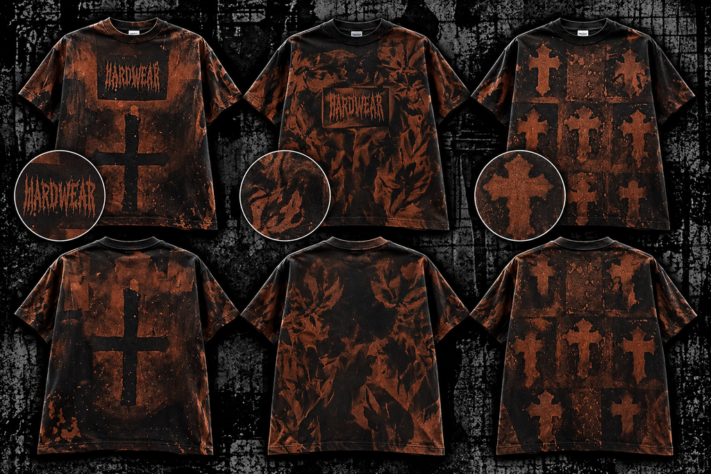 HARDWEAR BAGGY BLEACH SERIES SHIRT