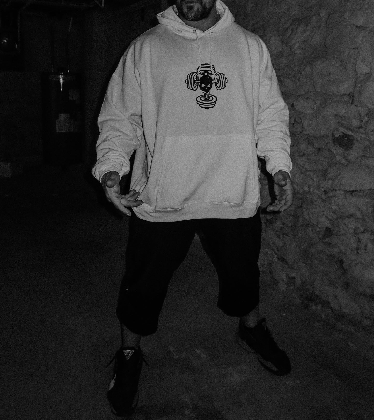 OG GRUNGE "BBSML" HOODIE (WHITE)