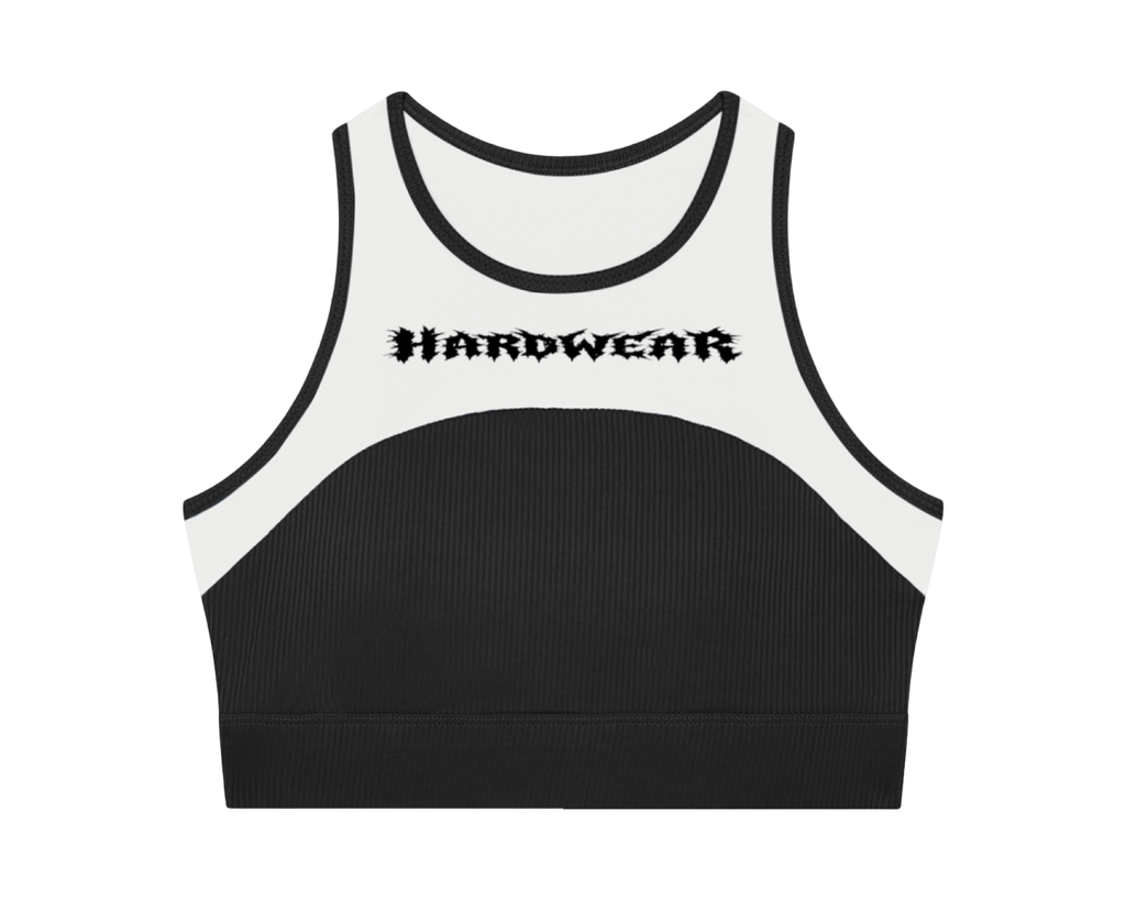 HARDWEAR CROP "GET HUGE" SPORTS BRA