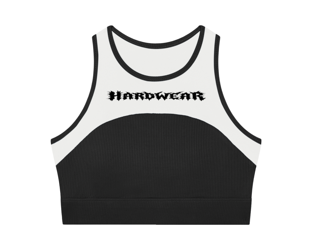 HARDWEAR CROP "GET HUGE" SPORTS BRA