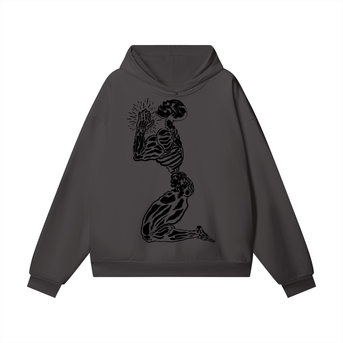 Oversize Heavyweight Hoodie "FEAR GOD NOT FAILURE"