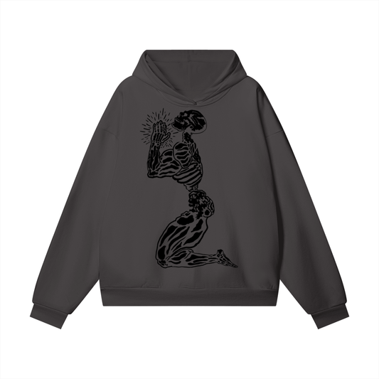 Oversize Heavyweight Hoodie "FEAR GOD NOT FAILURE"